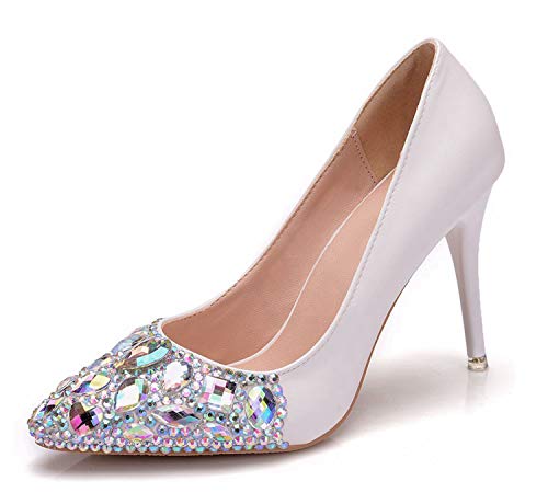 Sandales compensées femme anti-fatigue talon 9cm blanche multicolore pointure 41