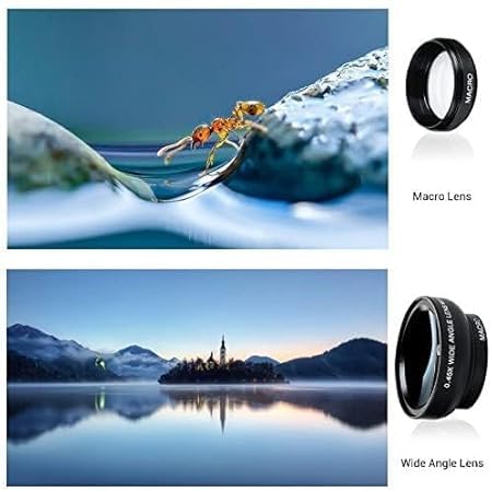 CHICXTRA 0.45X Wide Angle 15X Macro Lens Kit - Image 5