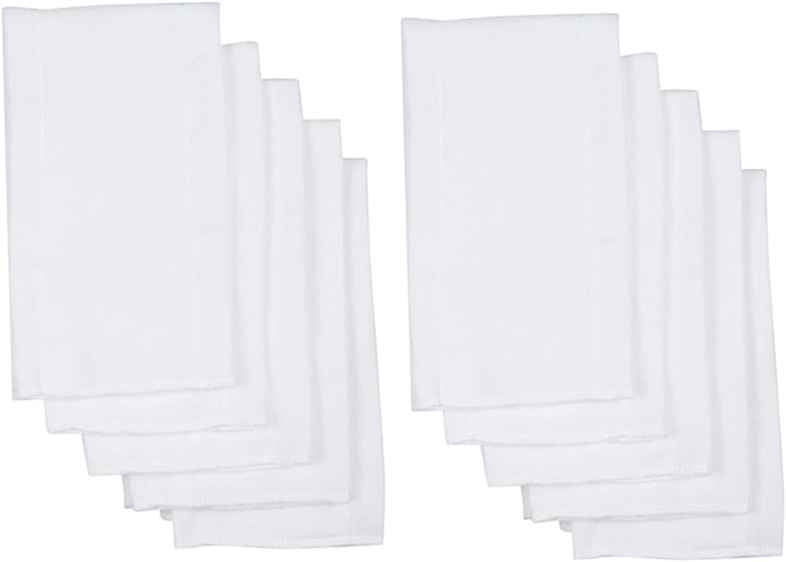 Cotton Diaper Inserts for Babies Washable Cloth Diaper Liners 60x60cm Absorbent Burp Cloths for Newborns