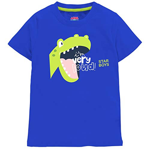 Image of Real Basics Boy's Regular Tshirt(Pack of 3)