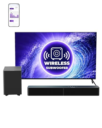 ULTIMEA Barre de Son TV avec Caisson sans Fil, 240W...