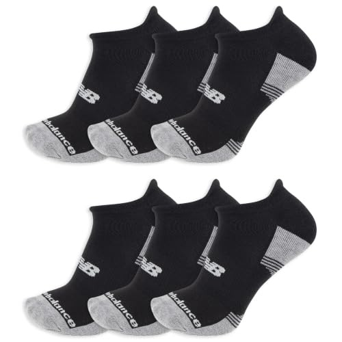 Image of New Balance Unisex Adult Performance Cushioned No Show Socks, 6-12 Pairs