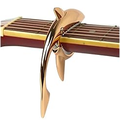 Hm Vicyy Capodastre Requin Capo de Guitare en Alliage de Zinc Capodastre pour Guitare Acoustique et électrique… - Les Beatles, Paul McCartney, John Lennon, RIngo Starr, George Harrison Hm Vicyy Capodastre Requin Capo de Guitare en Alliage de Zinc Capodastre pour Guitare Acoustique et électrique… – Image 3