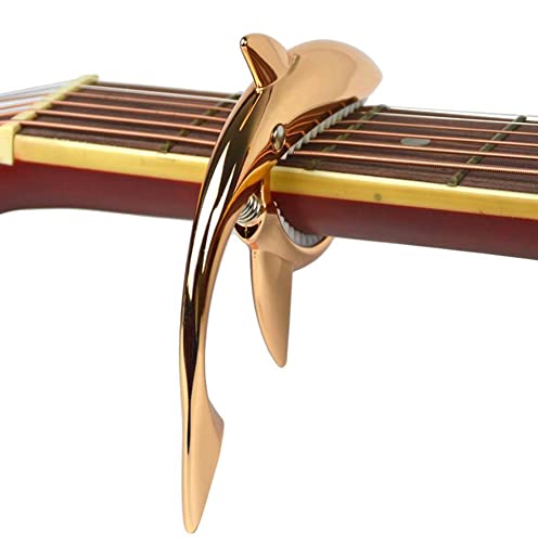 Hm Vicyy Capodastre Requin Capo de Guitare en Alliage de Zinc Capodastre pour Guitare Acoustique et électrique… - Les Beatles, Paul McCartney, John Lennon, RIngo Starr, George Harrison Hm Vicyy Capodastre Requin Capo de Guitare en Alliage de Zinc Capodastre pour Guitare Acoustique et électrique… – Image 4