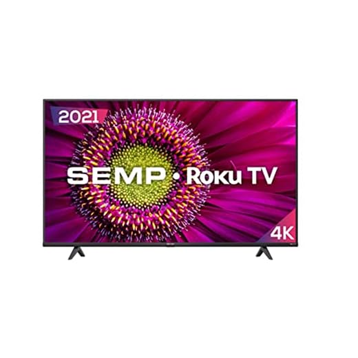 Roku TV LED 50” SEMP RK8500 4K UHD HDR