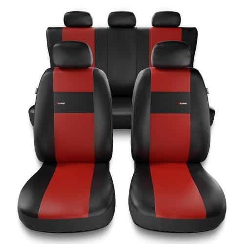 Housse de siège voiture universelle Mossa XL-RD robuste pour Toyota Yaris