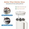 40 oz Tumbler Flip Straw Lid for Stanley Cup Accessories, 2 Pack Leak Proof Stanley Lid Replacement 40 oz for Stanley Quencher