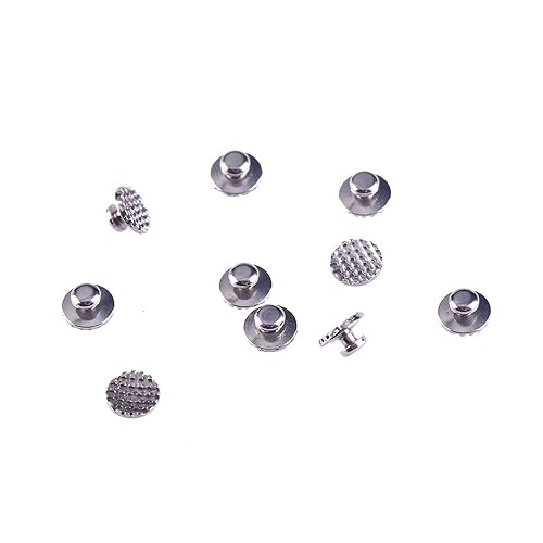 Miniatura 6 de Angzhili 50pcs5Bag Botones Lingües Dentales Base Redonda, Monoblock, Materiales Dentales de Ortodoncia