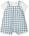 Petit Bateau Backup Pelele, (Fontaine/Marshmallow 01), 80 (Tamaño del Fabricante:18M) para Bebés