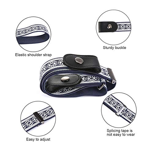 Volwco Cintura Senza Fibbia per Uomo Donna