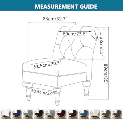 Housse de chaise extensible d'appoint bordeaux haute qualité