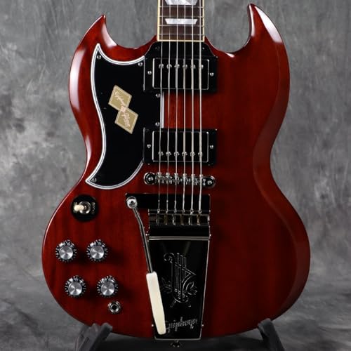 Epiphone/Inspired by Gibson Custom 1964 SG Standard with Maestro Vibrola Reissue Left Handed LH Cherry Red [4.04kg]