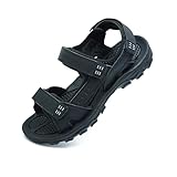 ZOKSOVE Hiking Sandals for Men Athletic Open Toe Walking Sandals for Summer Beach Water Shoes with Adjustable Strap black 11