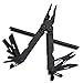 SOG PowerLock Multi-Tool- Compound Leverage Technology with EOD Crimper Device, 420 Stainless Steel Body, 18 Lightweight Specialty Tools (B61N-CP) , Black