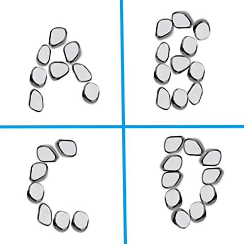 Refrigerator Magnets, Hematite Magnetic Stones 18Pcs, Neat Polished Magnets For Home Office, Refrigerator Neat Gift, Neat Perfect Home Decorations For Educator, Professional, Commercial, Scientific #TOP4