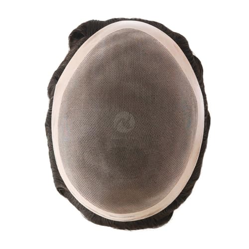 Postiche pour homme cheveux clairsemés dark brown 7x9 - 2