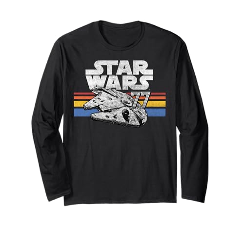 T-shirt Star Wars Millennium Falcon 77 pour trouver le confort d'un vêtement de mi-saison