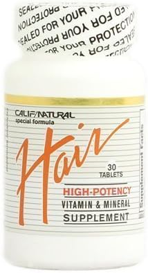 California Natural Hair Vitamin & Mineral 30 Tab