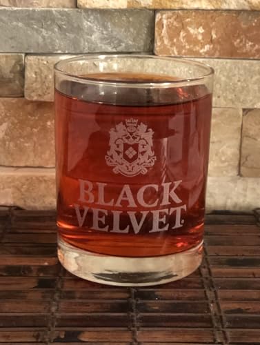 BLACK VELVET Whiskey Glass