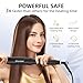 Flat Iron Hair Straightener 1.5 Inch - for Black Thick Hair, Anti Static Frizz Free, 250-480°F Adjustable Temp, Dual Voltage Travel Friendly