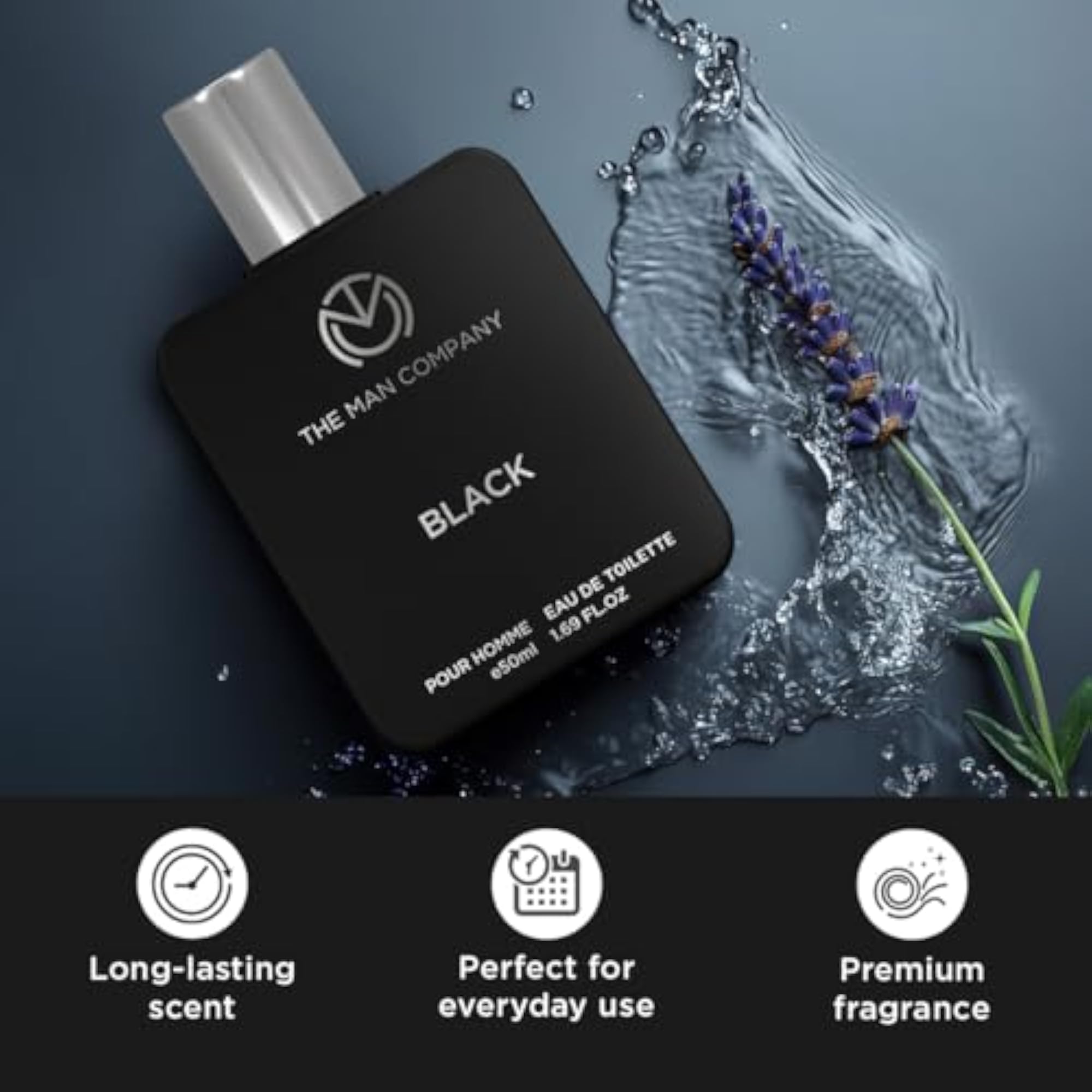 Black EDT Perfume for Men, 50 ml