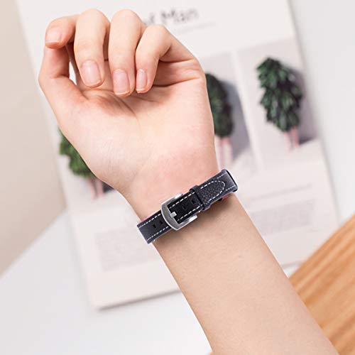 UKCOCO Pulseira de Relógio de Couro de Liberação Rápida de 20Mm Pulseira de Substituição de Alça Dup