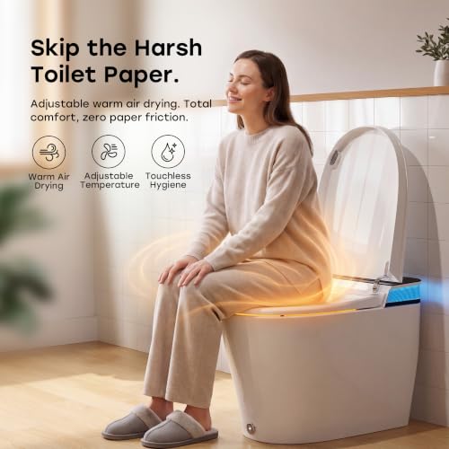 Image of HOROW T38 Smart Toilet with Bidet, Auto Open /Close Lid, Deodorization