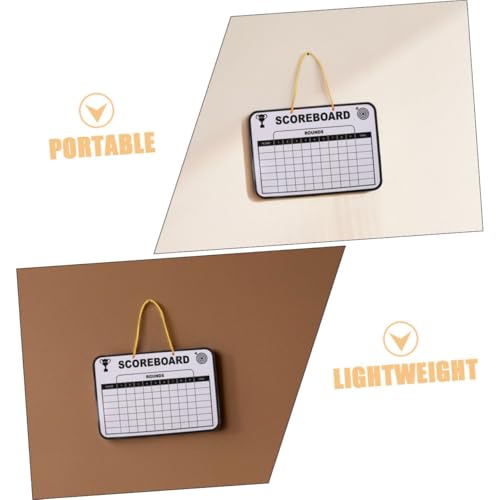 2 pcs tablero marcador golf doble cara con marcadores miniatura 7