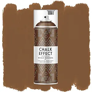 Cosmos Lac Chalk Effect Khaki Brown Extreme Matte Spray Paint