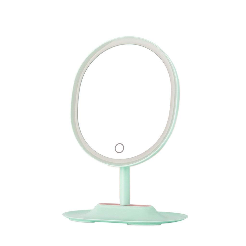 Generico Specchio per Il Trucco Specchio per Il Trucco Specchio per Il Trucco Specchio Illuminato a LED Touch Screen Specchio da Tavolo HD con Specchio ingranditore 8X e Cavo di Alimentazione USB SPE