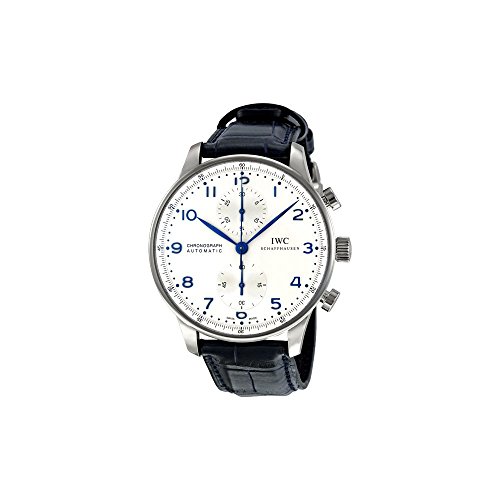 IWC Men's Rose Swiss Automatic Watch with Gold Tone Stainless Steel Strap, Black (Model: IW371446)