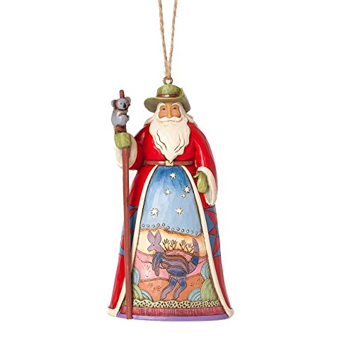 Jim Shore Heartwood Creek Australian Santa Stone Resin Hanging Ornament, 4.75” For Christmas #TOP2