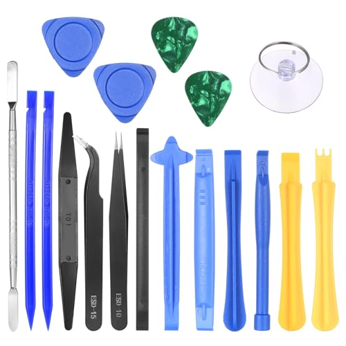 20-in-1 Handy Reparatur Werkzeug Set,Prying and Opening Tool,Elektronik Öffnungs Hebelwerkzeug Reparatur Toolkit,Elektronik Spudger Set zum Hebeln, Öffnen und Reparieren von Smartphones Tablets etc