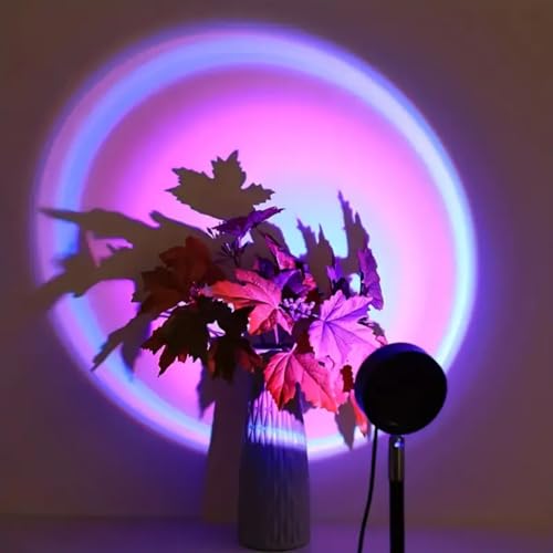 ZIRIKEDAI Sunset Lamp Projector – 16-Color RGB with Remote & Music Sync — view 4