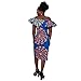 iooiooi Africa Dresses for Women Dashiki Off The Shoulder African Dress Bazin Plus Size Traditional African Clothing