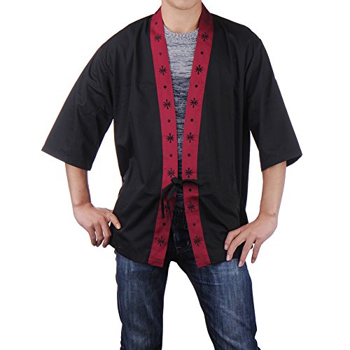 Generic Red XL : New Japan Style Chef Uniform Japanese Chef Service Kimono Kitchen Clothes Restaurant Sushi Clothing Japanese food Cuisine Aprons