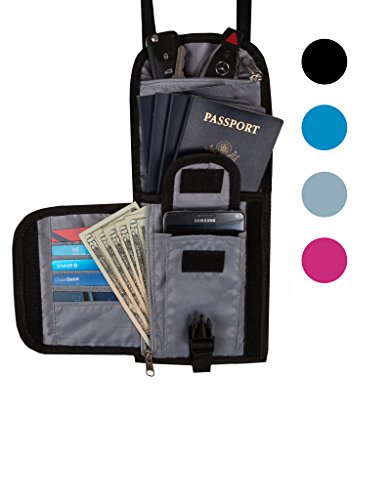 Killiano RFID Blocking Passport Holder and Travel Document Organizer (Black)