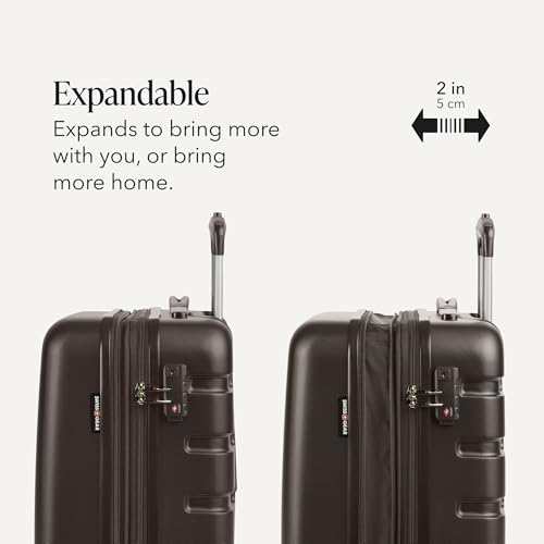 Image of SwissGear 7366, Chocolate, 2-Piece Set (19 /27), Signature Hardside Expandable Luggage With Spinner Wheels