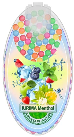 SIITAR Aromakapseln für Zigaretten, Explosionsperlen, Kugelkapsel, Zigaretten-Klickfilter, Aroma-Infusionsgeschmack, 100 Kapseln, 8 Sorten Mix, mit Schokolade im eigenen Design