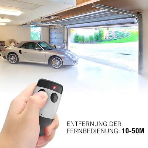 Garagentoröffner, 2 Stück Garagentor Fernbedienung Kompatibel mit Cardin 433,92MHz S449 QZ1,S449 QZ2 Fernbedienung, 2 Kanäle