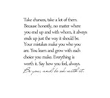 Wall Graphics Vinyl Wall Art Inspirational Quotes Decal Sticker, Take chances, take a lot of them, 18 X 20-Inch