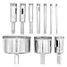 Produktbild DingGreat 10 Stücke Diamantbohrer, 3-50mm Diamant Lochsäge Bohrkrone Hohlbohrer Lochsäge Bohrkrone Set für Glas/Fliese/keramisches/Marmor/Porzellan