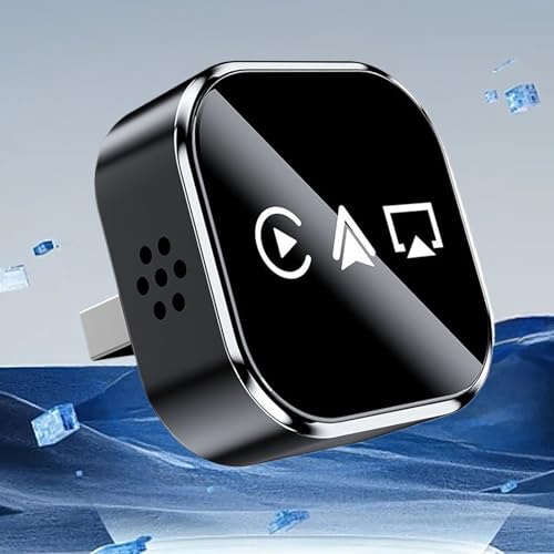 lisutupode Duplicación De Pantalla del Teléfono Al Coche | Convertidor De Vídeo para Automóvil,Adaptador TV para Coche De Cable A Inalámbrico | para Enlace De Medios De Audio Emparejar Teléfono Móvil - imagen 3