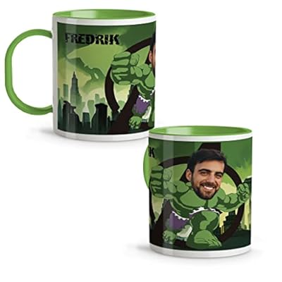 LolaPix Taza Hulk. Personalizada con Foto y Nombre. Tazas Infantiles plástico. 330 ml. Tazas Originales. Vasos Niños. Regalos Originales. HULK | Ya disponible en tu tienda friki favorita! En mundofriki.es!
