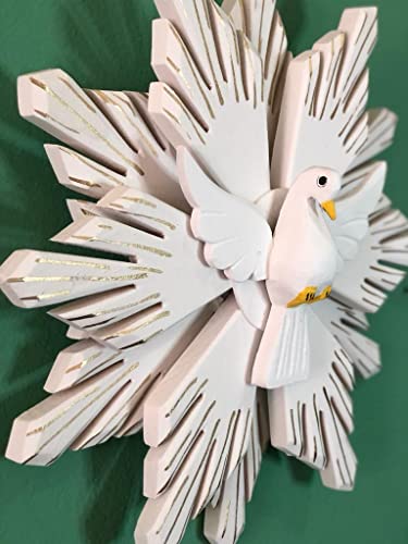 Divino Espirito Santo de parede decoração rústica para casa, áreas externas, festas religiosas, resp