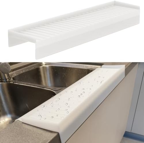 4.5" x 26" Silicone Sink Edge Protector ＆ Splash Guards, Splash Guard ...