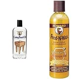 Howard Products BBB012 Cutting Board Oil, 12 oz & Feed-N-Wax Wood Polish, 8 oz