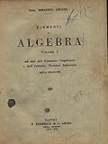  Elementi di algebra vol.1