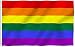 Hemore Bandera de Arcoiris,Bandera LGBT Grande 150×90cm(Impermeable y no se Descolora)