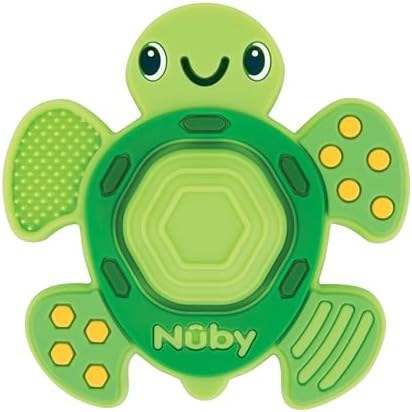 Nuby Teethe N' Pop Sensory Play Teether | Turtle